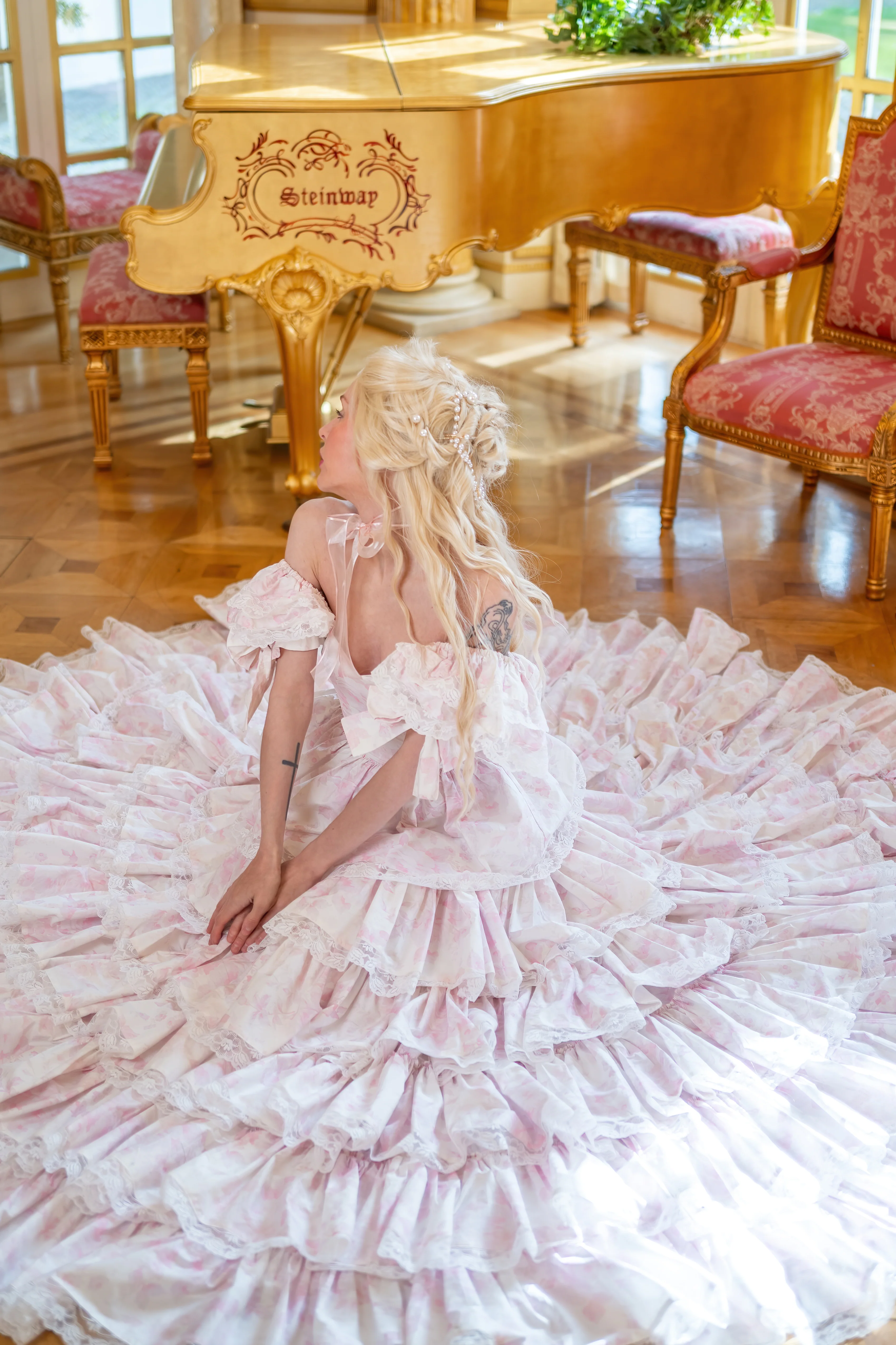 Chantilly Rose Debutante Gown - Image 23