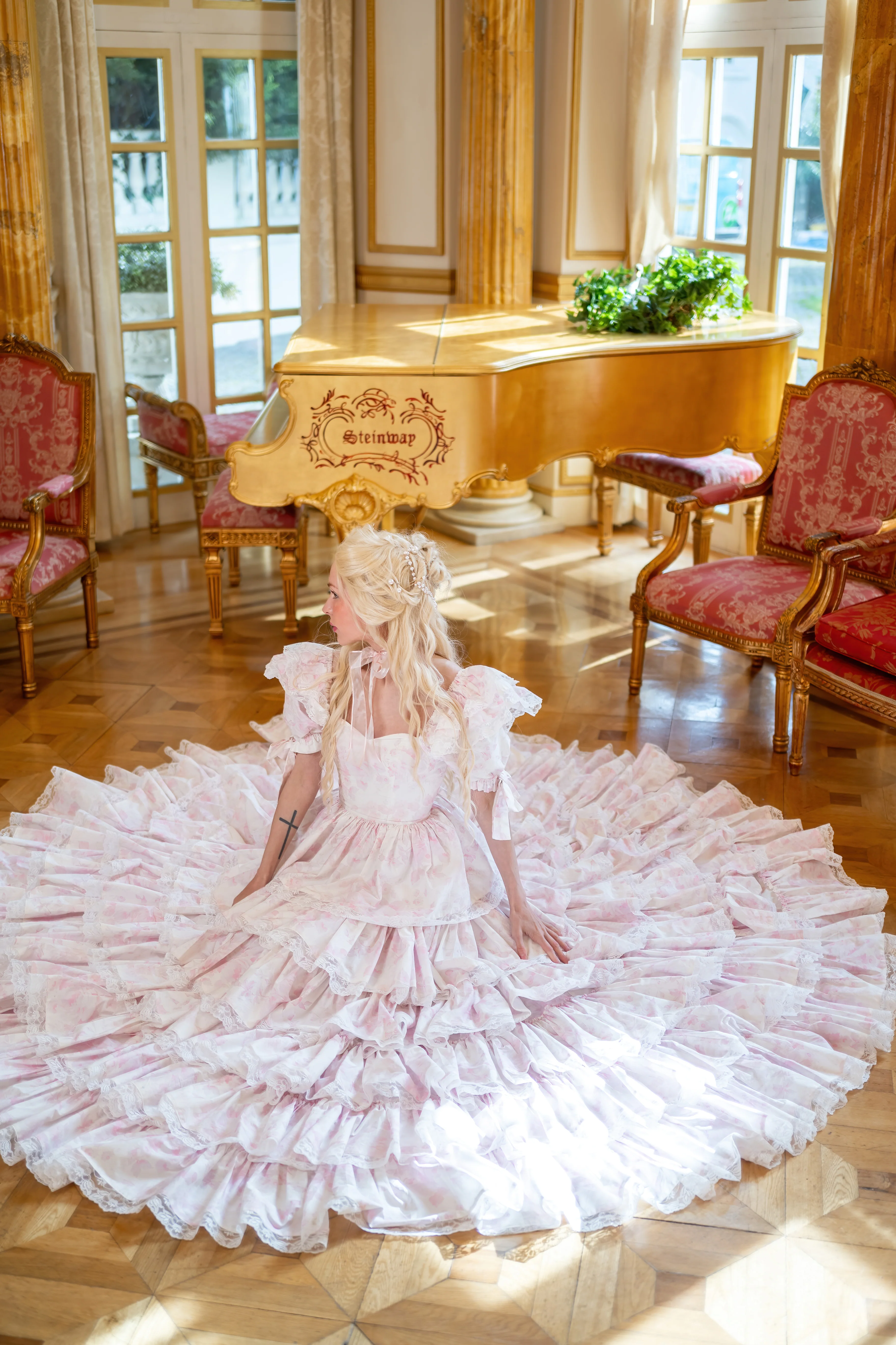 Chantilly Rose Debutante Gown - Image 9