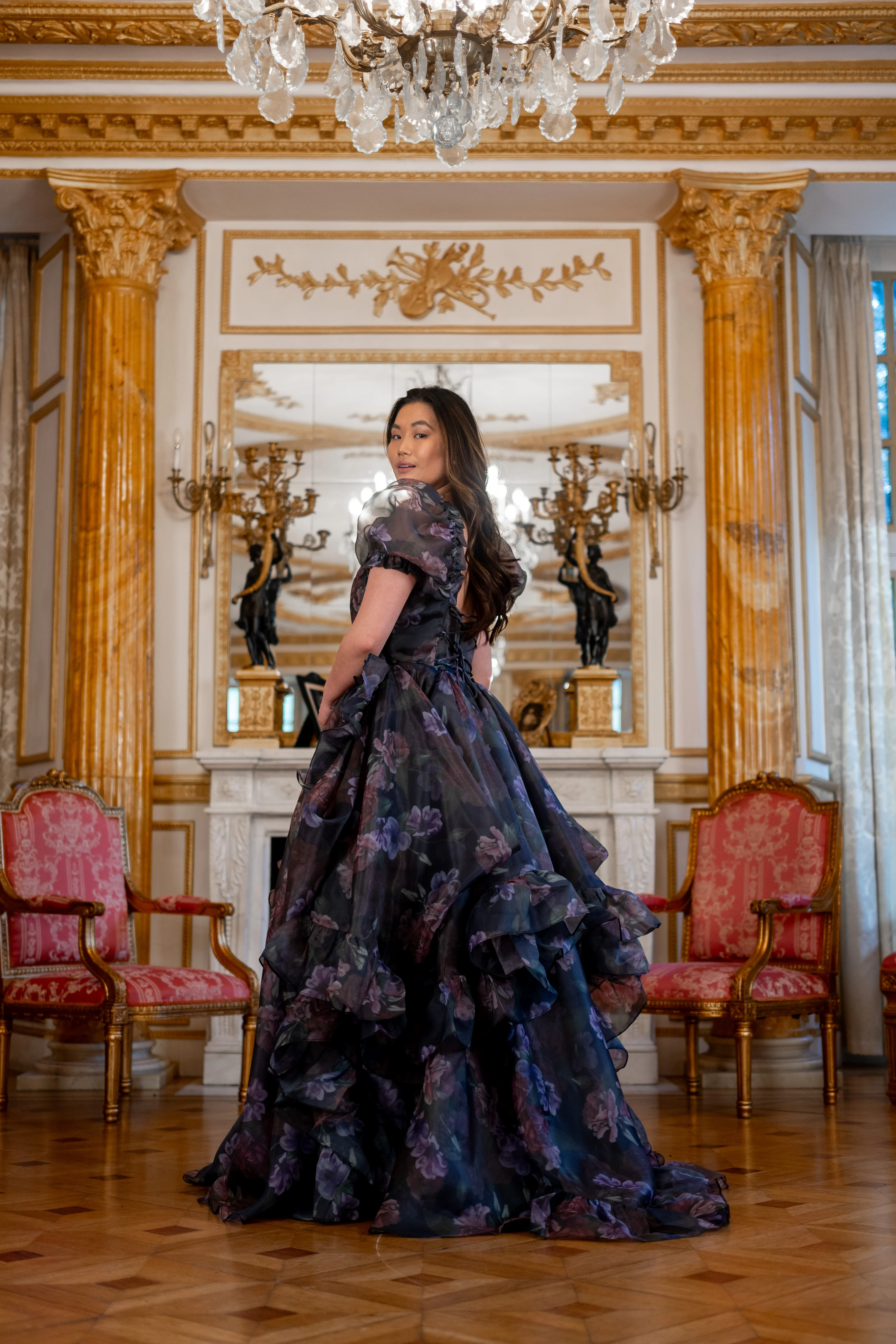 Odile's Triumph Chateau Train Gown - Image 7